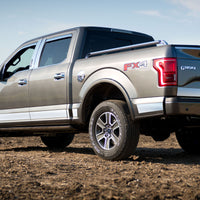 Putco 2021 Ford F-150 Reg Cab 6.5ft Short Box Stainless Steel Rocker Panels (4.25in Tall 10pcs)