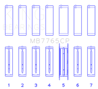 King Engine Bearings GMC 4.2 Vortec L6 Main Bearing Set