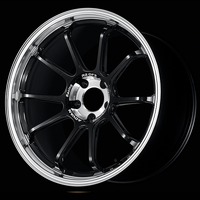 Advan RZ-DF2 19x10.5 / +32 Offset / 5x120 / 72.5mm Bore / Diamond Cut and Racing Titanium Black