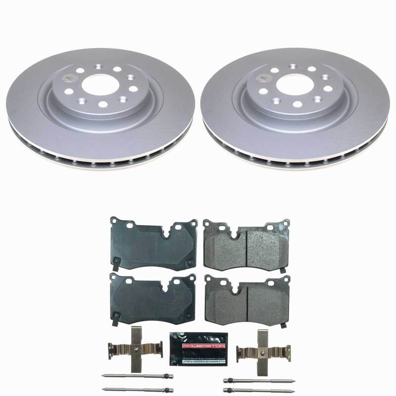 Power Stop 20-25 Chevrolet Corvette Rear Z23 Coated Brake Kit