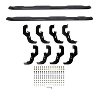Westin 2019 Chevrolet Silverado Crew Cab w/ 6.5ft Bed PRO TRAXX 5 W2W Oval Nerf Step Bars - Black