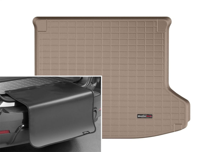 WeatherTech 2019+ Infiniti QX50 Cargo Liner w/Bumper Protector - Tan