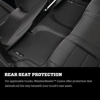 Husky Liners 2024 Toyota Tacoma Double Cab WeatherBeater 2nd Row Black Floor Liners