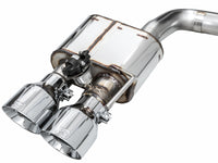 AWE 2024 Ford Mustang Dark Horse S650 RWD SwitchPath Cat-Back Exhaust w/ Quad Chrome Silver Tips