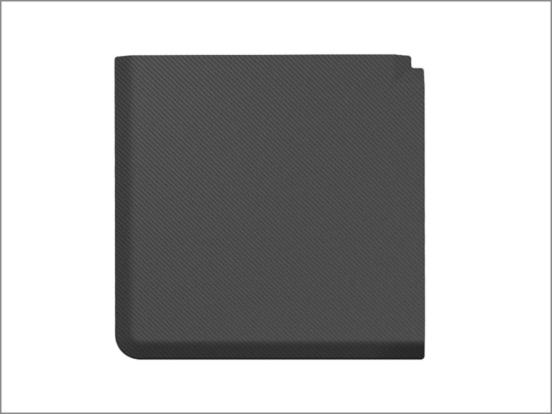 WeatherTech Comfort Mat Connect Corner Mat 25 x 25in. Carbon Fiber - Black