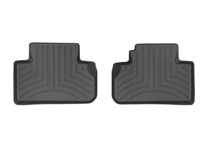 WeatherTech 2019+ Audi Q5 2nd Row (2-Piece Liner) Rear FloorLiner - Black