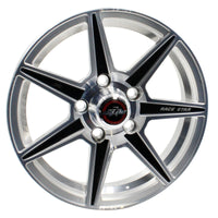 Race Star 72 ValStar 15x3.75 / 5x4.50BC / 1.75BS / 3.072in CB / Machined w/Black Accents Wheel