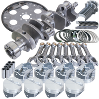 Eagle Chevy 350 1Pc 3.750in Crank 5.700in I-Beam Rods 4.040in Pistons 168 Tooth FP Balanced Assembly
