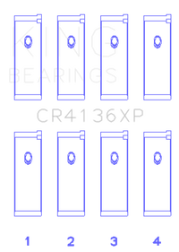 King Engine Bearings Nissan SR20DE/DET RWD (2.0L) (Size 0.5mm) Performance Rod Bearing Set