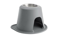 WeatherTech Pet Feeding System Single High 64oz 12in. Stainless Bowl - Dark Grey
