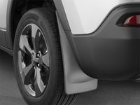 WeatherTech 14+ Jeep Cherokee No Drill Mudflaps - Black (Will Not Fit Trailhawk/ Overland Trim)