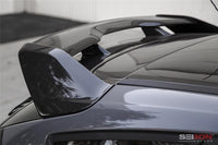 Seibon 2015-2017 Ford Focus ST/RS Hatchback Carbon Fiber Rear Spoiler (3rd Brake Light Not Included)