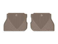 WeatherTech 2018+ Jeep Wrangler Rear Rubber Mats - Tan