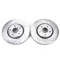 Power Stop 05-12 Infiniti FX35 Front Evolution Drilled & Slotted Rotors - Pair