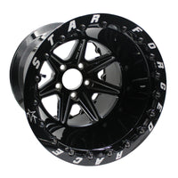 Race Star 72 ValStar 16x16 / 5x4.75BC / 4BS / 3.072in CB / Black w/Machined Accents Wheel