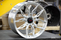 Vossen x Novitec NF11 23x12 - 5x114.3 BP - ET31 - Brushed Gloss Clear Ferrari Purosangue Rear Wheel