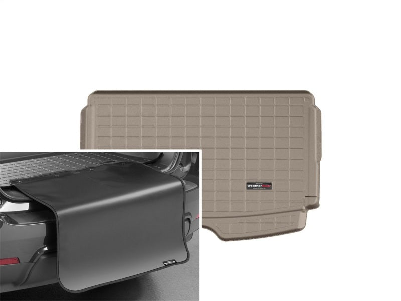 WeatherTech 11-16 Mini Countryman Cargo With Bumper Protector - Tan