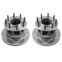 Power Stop 08-2012 Ford F-350 Super Duty Front Drilled & Slotted Rotor - Pair