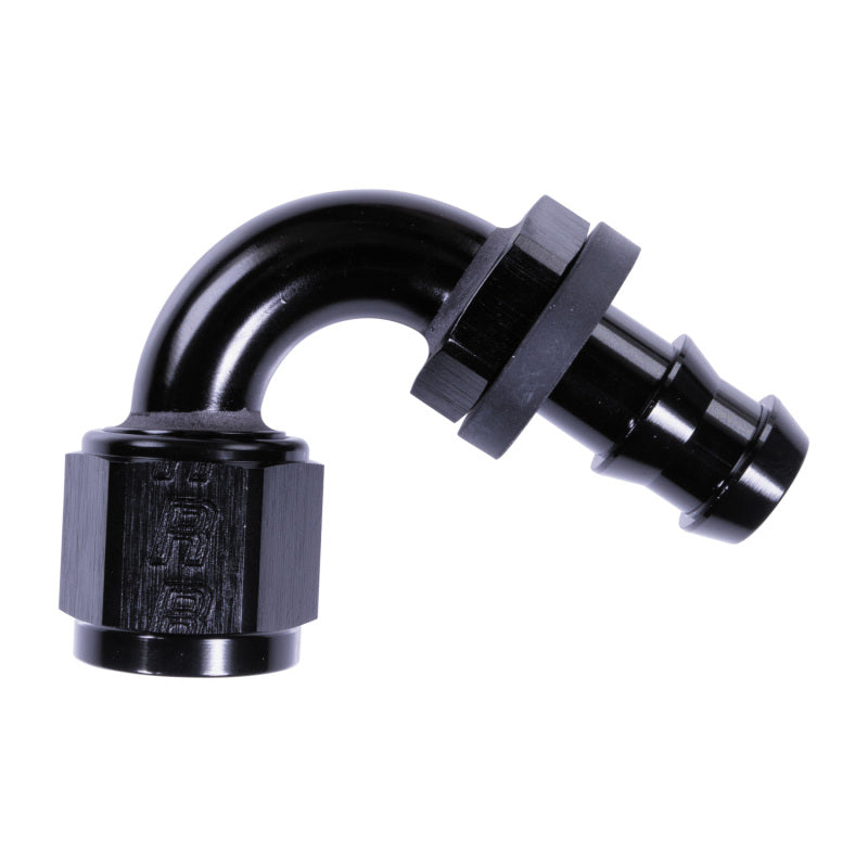 Russell 8AN Twist-Lok 120 Degree Hose End - Black