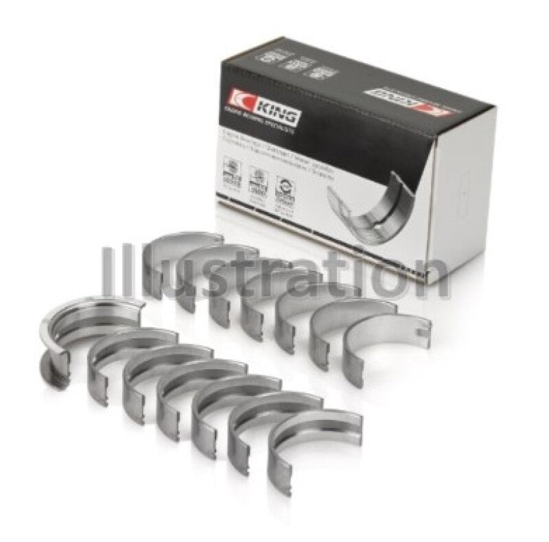 King Engine Bearings 89-15 Dodge Cummins Diesel 5.9L 6.7L Inline 6 (Size 1.0mm) Main Bearing Set