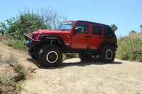 DV8 Offroad 07-18 Jeep Wrangler JK 2 Piece Fast Back Hard Top 4 Door - Black (DS Only)