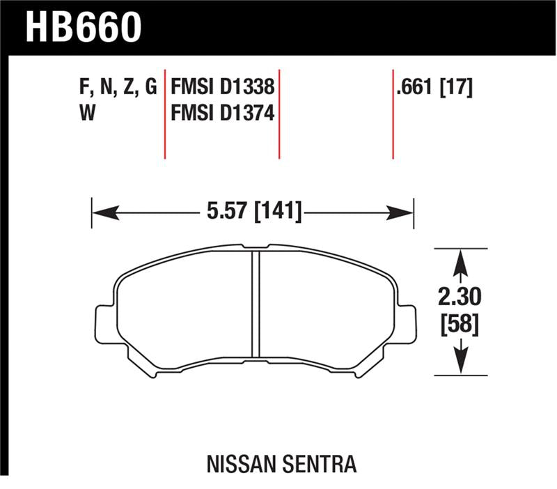 Hawk LTS Street Brake Pads
