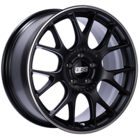 BBS CH-R 19x10 5x130 ET38 CB71.6 Satin Black - 82mm PFS/Clip Req.