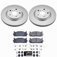 Power Stop 13-18 Lexus ES300h Front Z23 Coated Brake Kit