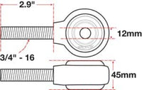 SPC Performance xAxis Rod End Ball Joint