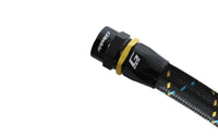 GReddy AN10 Straight Swivel Hose End - Black/Gold Anodized