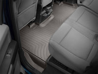 WeatherTech 2017+ Ford F-250/F-350/F-450/F-550 Rear FloorLiner - Cocoa Fits 1st Row Bench Seat