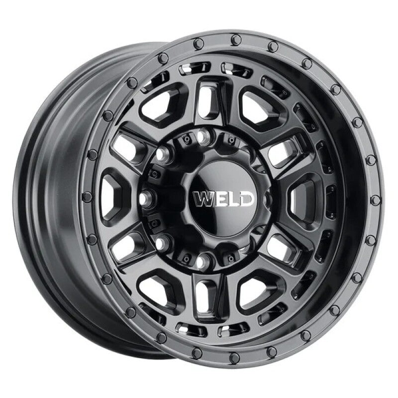 Weld Off-Road Crux 20x12in / 5x127 BP / ET -44 / 87.1mm Bore - Satin Black Wheel