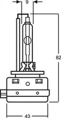 Hella HID Capsule D1S 12V 35W Bulb