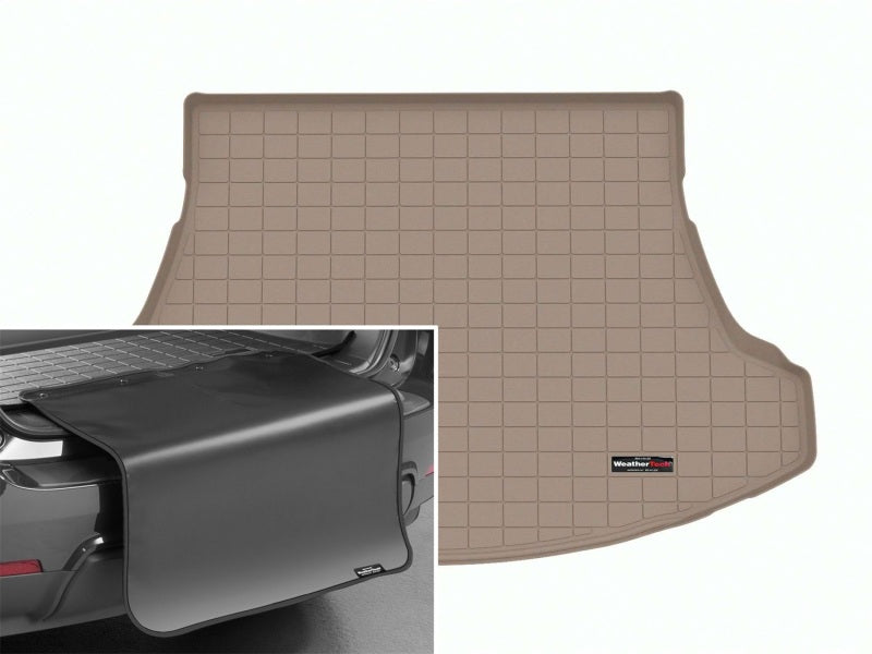 WeatherTech 23-24 Lexus RZ Cargo Liner w/Bumper Protector Tan