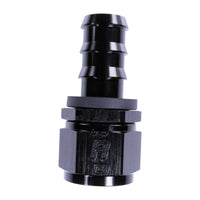 Russell 12AN Twist-Lok Straight Hose End - Black