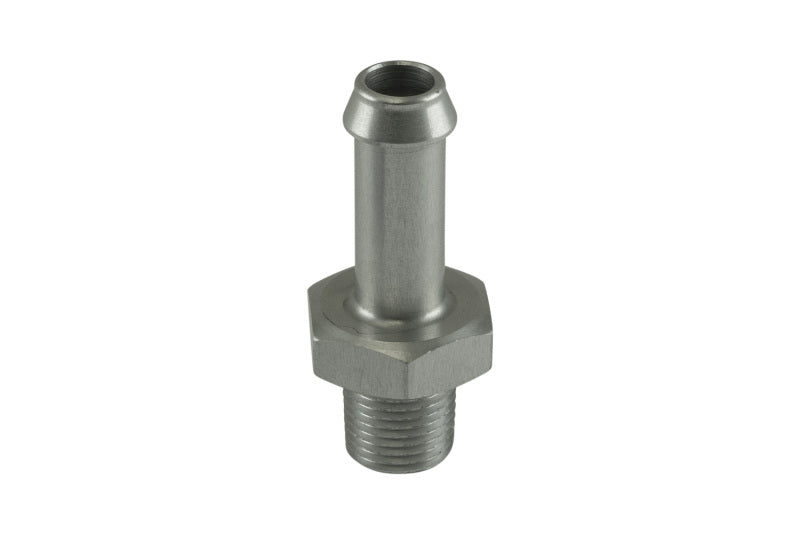 Turbosmart 8mm / 5/16in Hose End to 1/8 NPT Male Straight - Clear