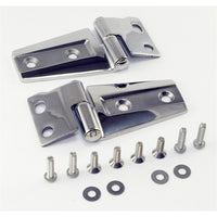 Rugged Ridge 07-18 Jeep Wrangler JK Stainless Hood Hinge Kit
