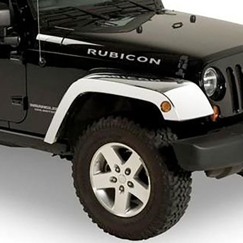 Putco 07-18 Jeep Wrangler Chrome ABS Fender Flares