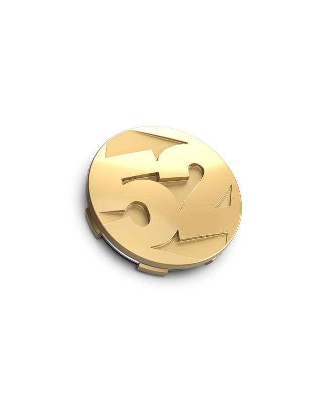 fifteen52 65mm Snap In Center Cap Single for Rally Sport/MX/SV Wheels - Gold