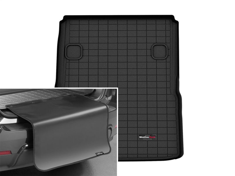 WeatherTech 21-22 Mercedes-Benz S-Class Sedan Trunk Cargo Liner w/Bumper Protector - Black