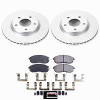 Power Stop 13-19 Nissan Sentra Front Z23 Coated Brake Kit