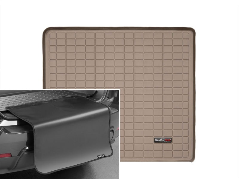 WeatherTech 10+ Toyota 4Runner Cargo Liner w/ Bumper Protector - Tan