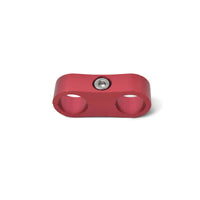Russell Hose Separator For -12 Braided Hose Red Anodize (2 Pack)