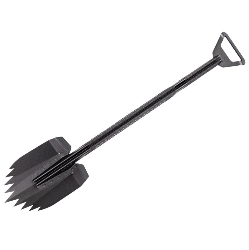 Go Rhino Xventure Gear Sharktooth Stackable Shovel - Textured Black