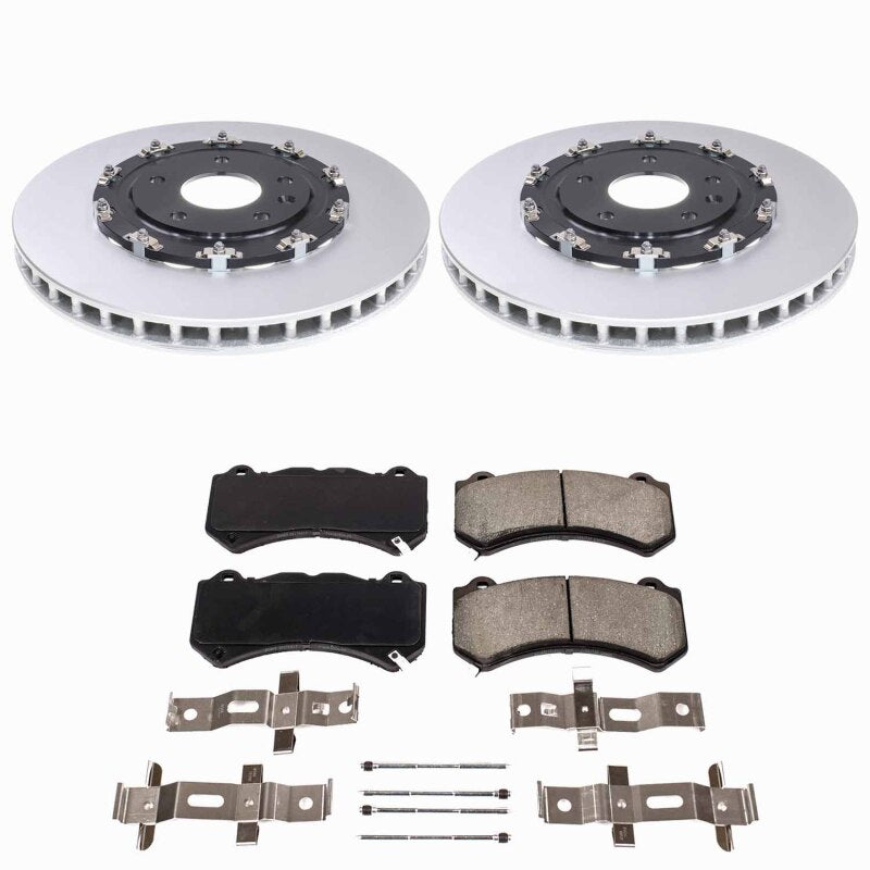 Power Stop 15-19 Chevrolet Corvette Front Z17 Coated Brake Kit