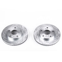 Power Stop 92-01 Toyota Camry Front Evolution Drilled & Slotted Rotors - Pair