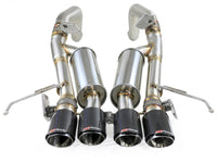 aFe MACH Force-Xp Axle-Back Exhaust System w/ Carbon Fiber Tips Chevrolet Corvette (C7) 14-19 6.2L