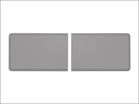WeatherTech Comfort Mat Connect End Mats 24 x 36in. (2 Qty) Stone - Grey