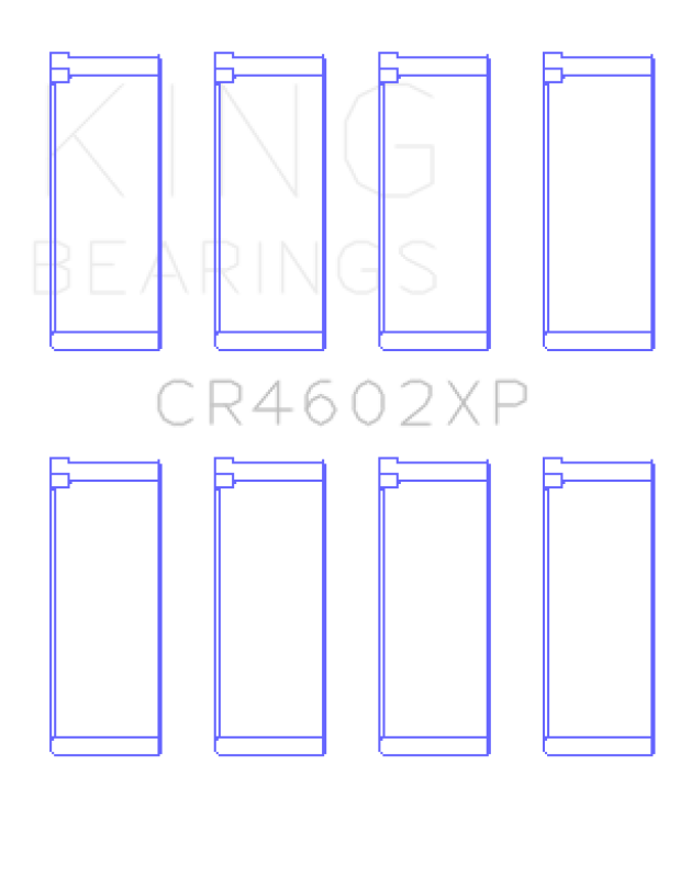 King Engine Bearings Peugeot 1.9L/2.0L Xu9 Xu10 (Size +0.25mm) Connecting Rod Bearing Set