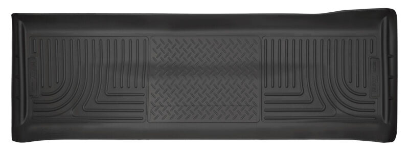 Husky Liners 08-10 Ford F-250/F-350/F-450 Crew Cab WeatherBeater 2nd Row Floor Liner - Black